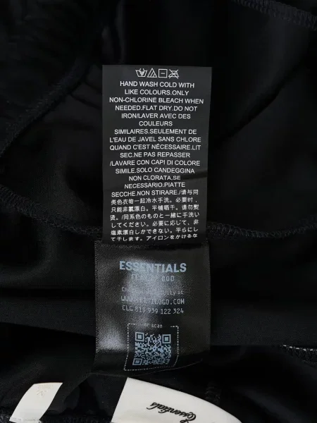 Шорти Fear Of God Essentials черно