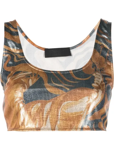 Top Alberta Ferretti cu imagine gri