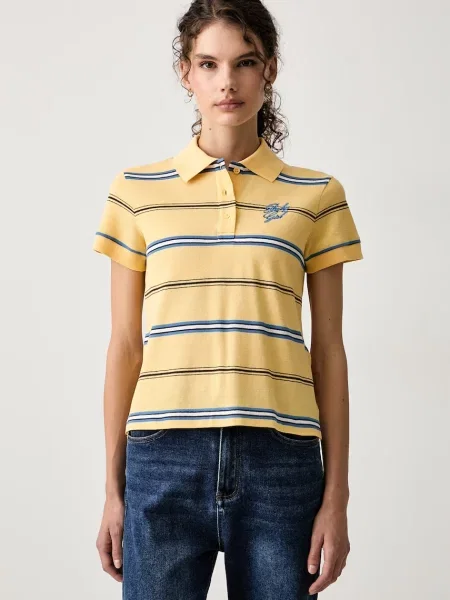 Tricou polo Max&co. galben