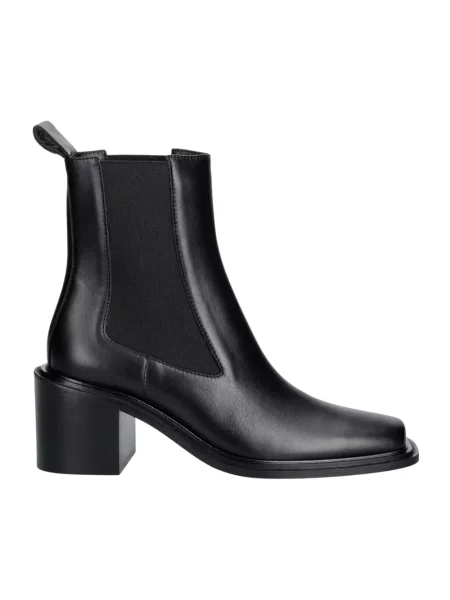 Souliers Martinez sztyblety skórzane DALLAS czarne