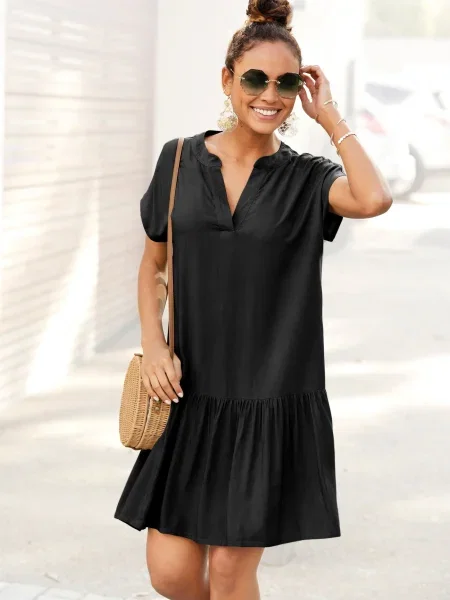 S.Oliver Rochie tip bluză negru