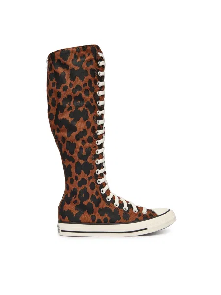 CONVERSE Magas szárú sportcipők CTAS csokoládé / konyak / fekete / fehér barna