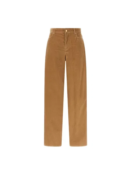 Spodnie Max Mara Studio brązowe