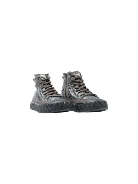 Pantofi Palladium cu șireturi gri