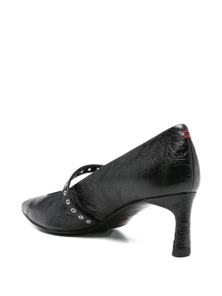 Pantofi cu toc Halmanera cu tepi negru
