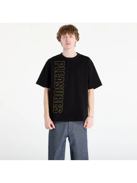 Zateplené tričko Pleasures černé