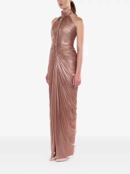 Rochie Araftu cu volane roz