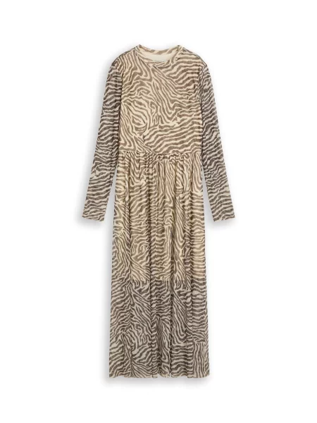 TOM TAILOR DENIM Rochie crem maro