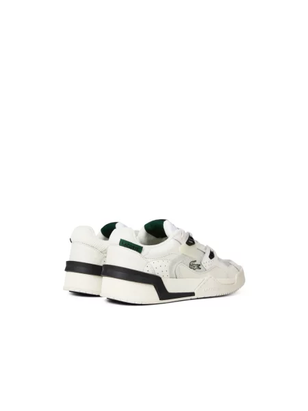 Sneakersy Lacoste z logo białe