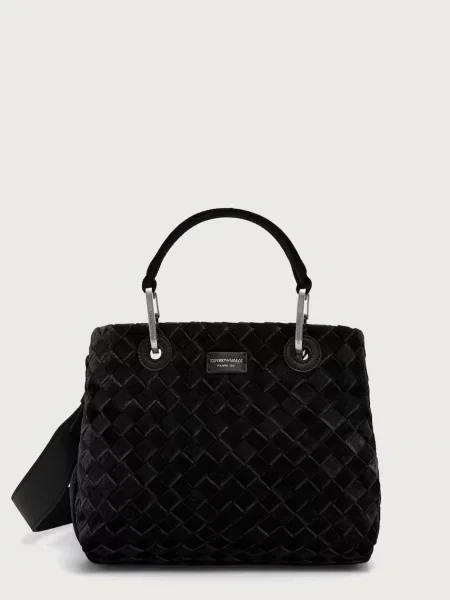 Emporio Armani geantă crossbody pentru femei negru