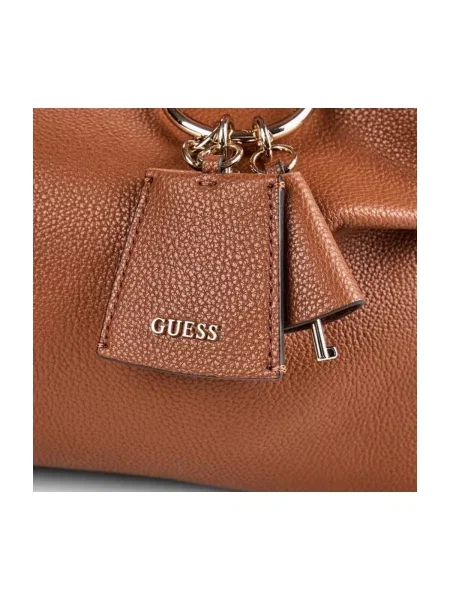Geantă Guess Suzy maro