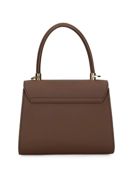 Shopper torbica Love Moschino s autogramom smeđa