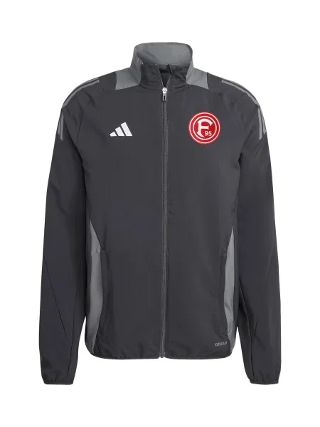 ADIDAS PERFORMANCE Jachetă de trening gri / roșu / negru alb