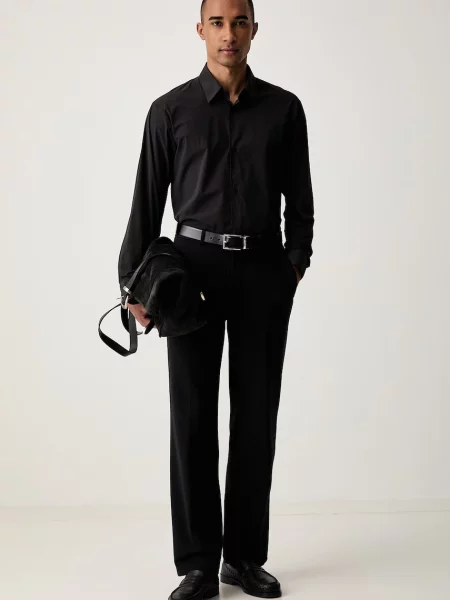 Armani Exchange cămașă pentru bărbați negru
