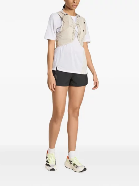 Geacă Adidas cu broderie cu dungi negru