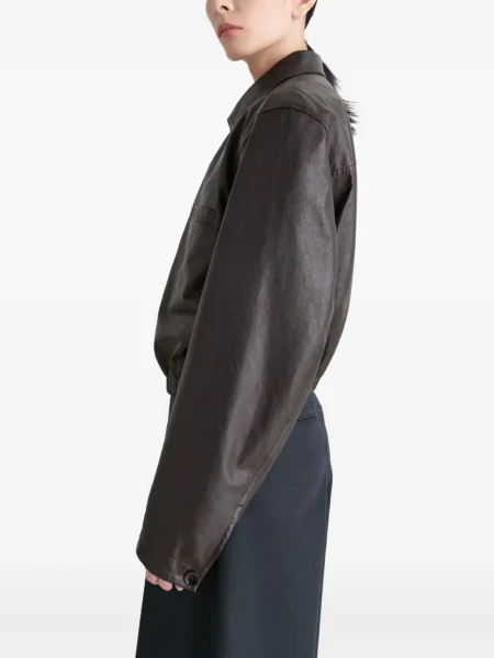 Geanta de piele Lemaire maro