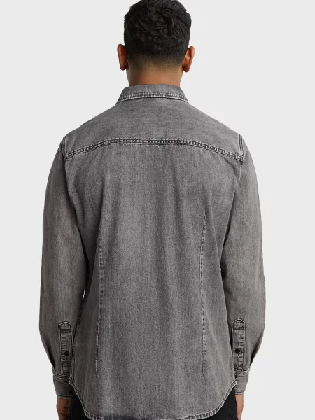 Рубашка G-star Raw серая