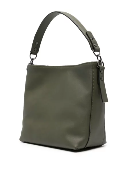 Geanta crossbody Longchamp din piele verde