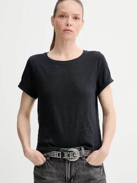 Тениска Levi's дамска бежово черно