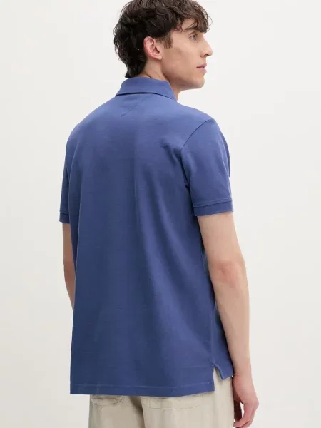 Tommy Jeans polo niebieska