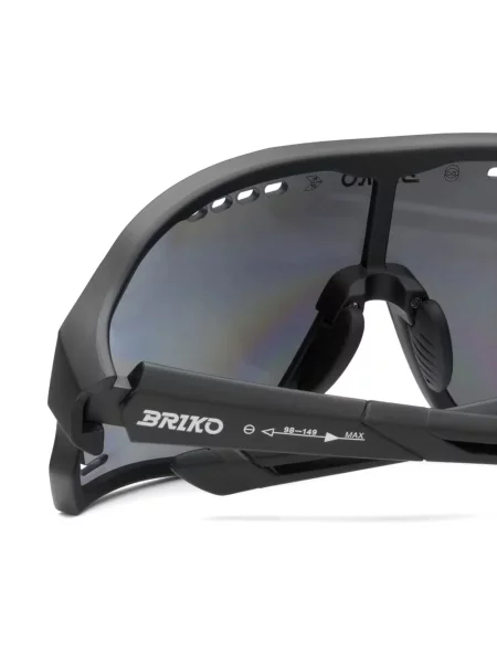 Ochelari de soare Briko cu imprimeu geometric negru
