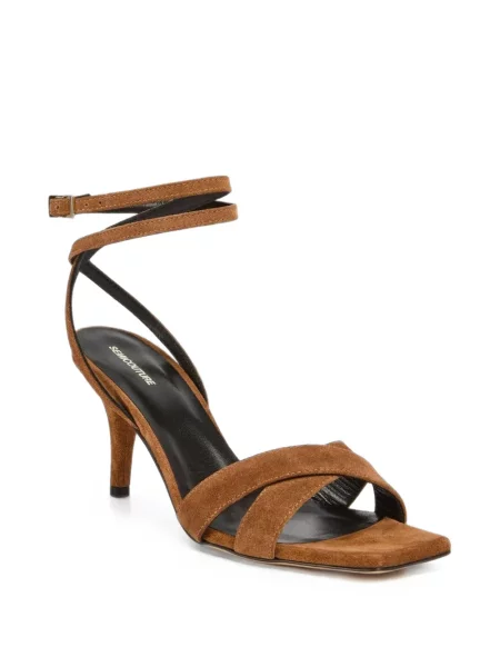 Sandale Semicouture cu bretele maro