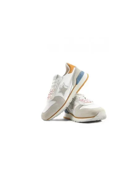 Sneakersy Atlantic Stars skórzane białe