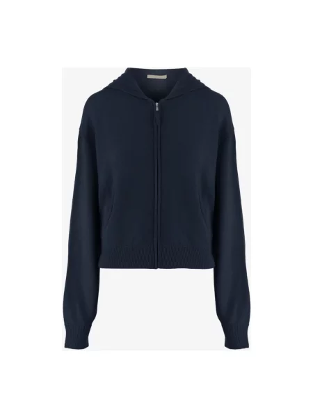 Bluza Allude z kaszmiru niebieska