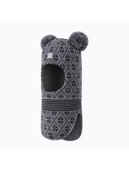 Детска шапка маска Reima Kuuraan melange grey сиво