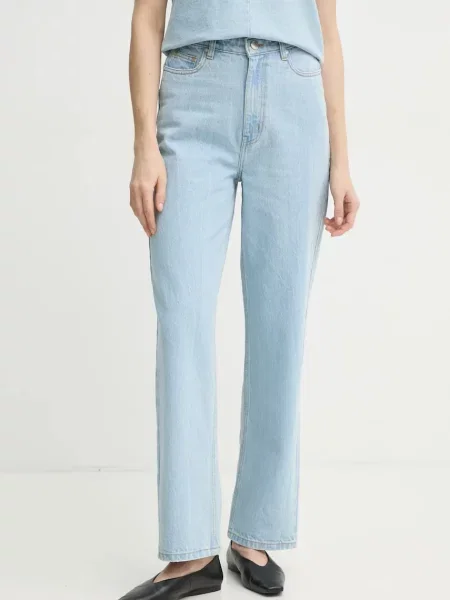 Blugi 2ndday cu talie înaltă albastru