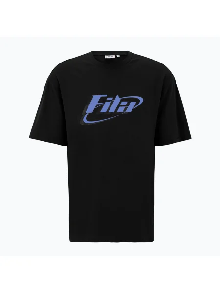 FILA férfi póló Livno Graphic fekete. Méret: S fekete
