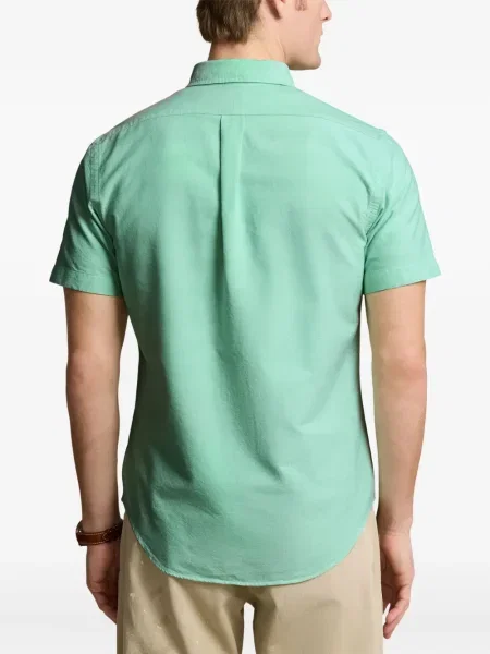 Boxeri Polo Ralph Lauren plisat cu broderie din piele gri