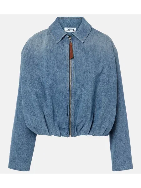 Kurtka jeansowa Loewe niebieska