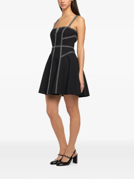 Rochie Cinq A Sept evazată de costum negru