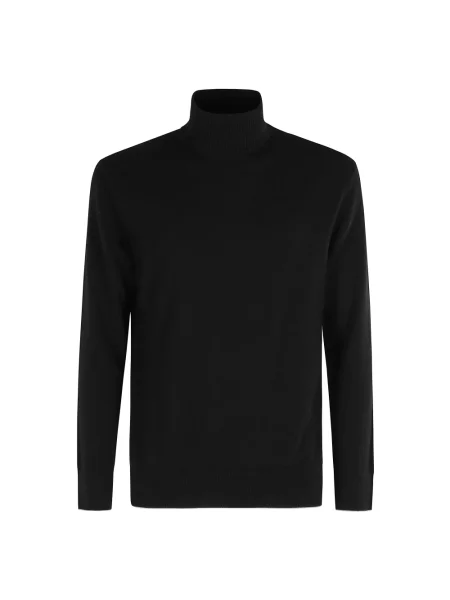 Golf Eleventy z kaszmiru czarny