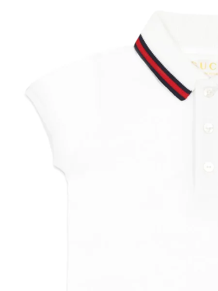 Koszulka polo dziecięca Gucci biała