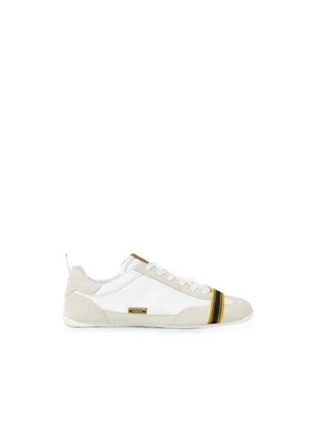 Sneakersy Fendi skórzane kopertowe białe