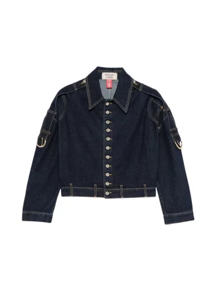 Kurtka jeansowa Alessandro Enriquez niebieska