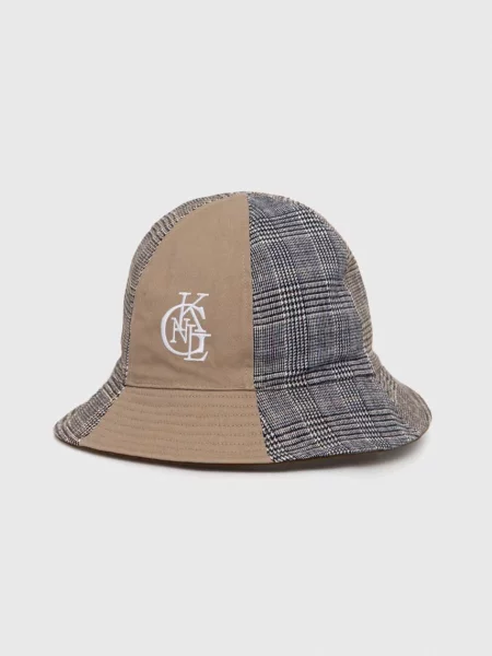 Kangol Αναστρέψιμο καπέλο από μαλλί μπεζ