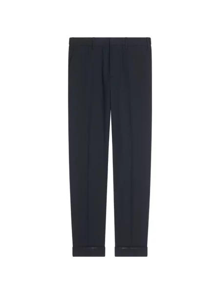 Pantaloni Dries Van Noten albastru