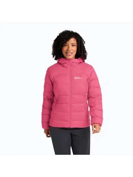 Kurtka puchowa Jack Wolfskin Ather Down Hoody różowa