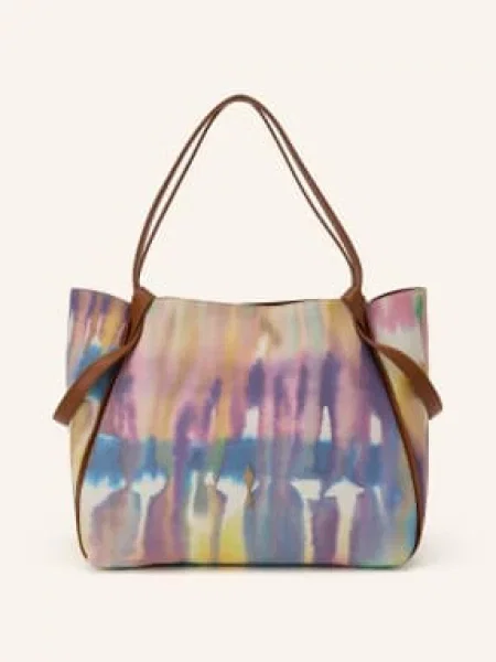 Shopper kabelka Christian Louboutin modrá