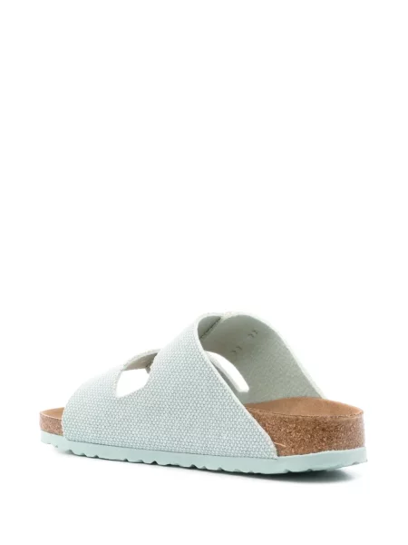 Sandale Birkenstock din canvas verde