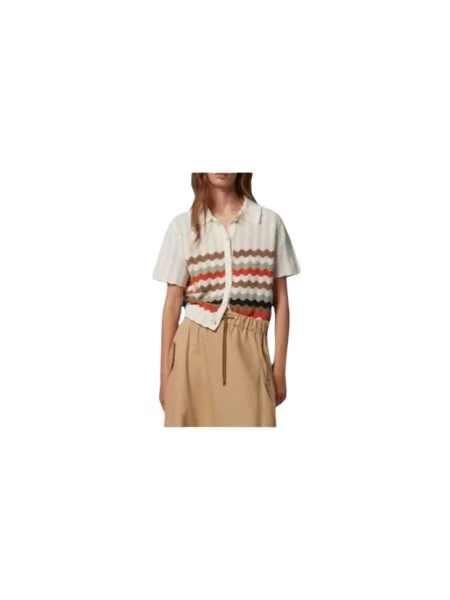 Szydełkować koszulka Paul Smith beżowa