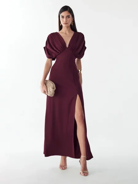 BWLDR Rochie de seară Laila bordeaux roșu