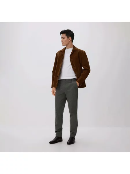 Reserved Kalhoty chino slim fit světle zelená