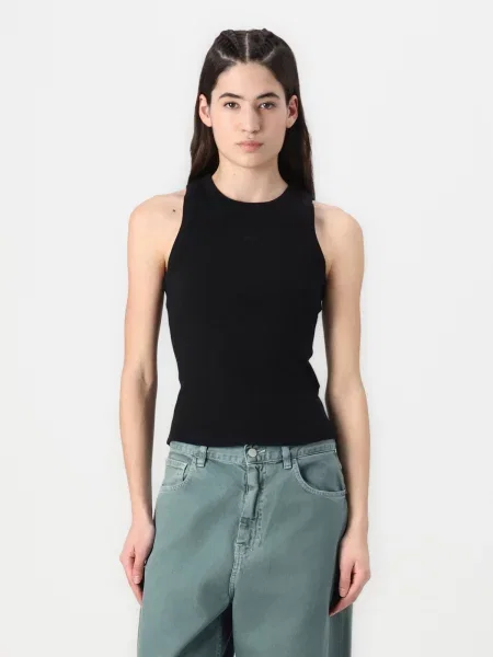 Carhartt WIP top Philips A-Shirt negru