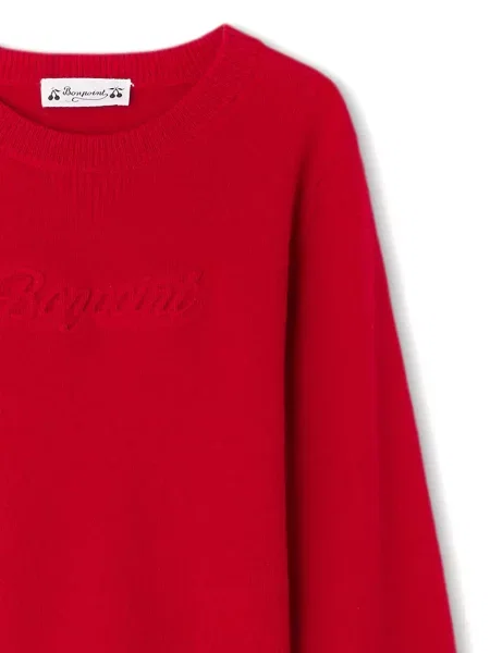 Sweter dziecięcy Bonpoint czerwony