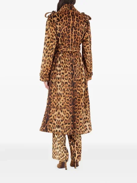 Trenci Roberto Cavalli cu imagine maro