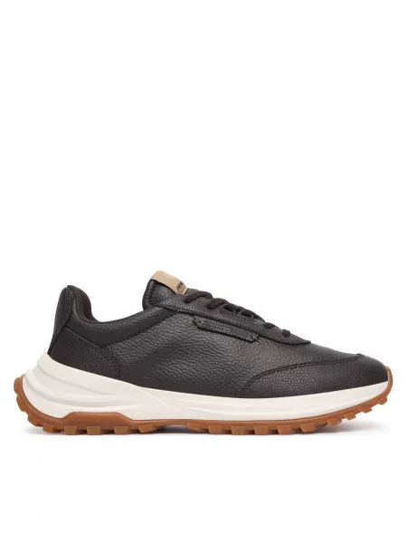 Sneakersy Emporio Armani hnedá